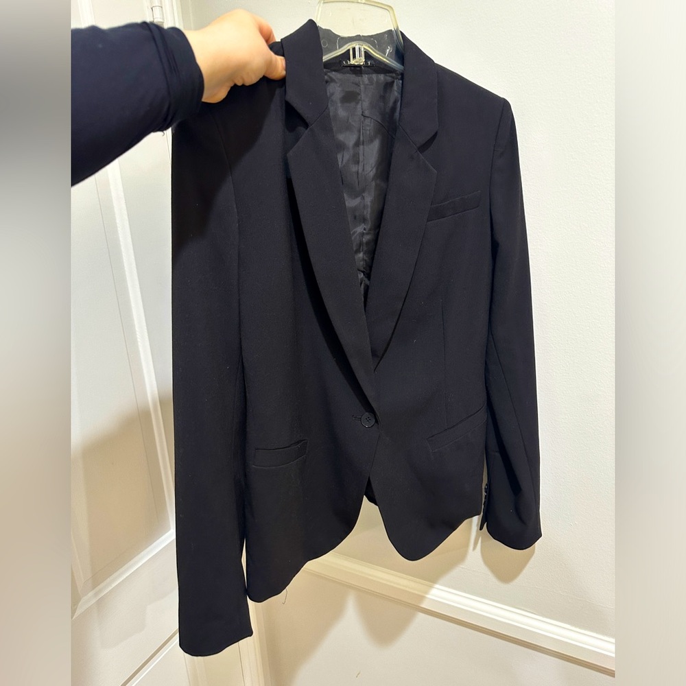 Theory black blazer suit separate jacket